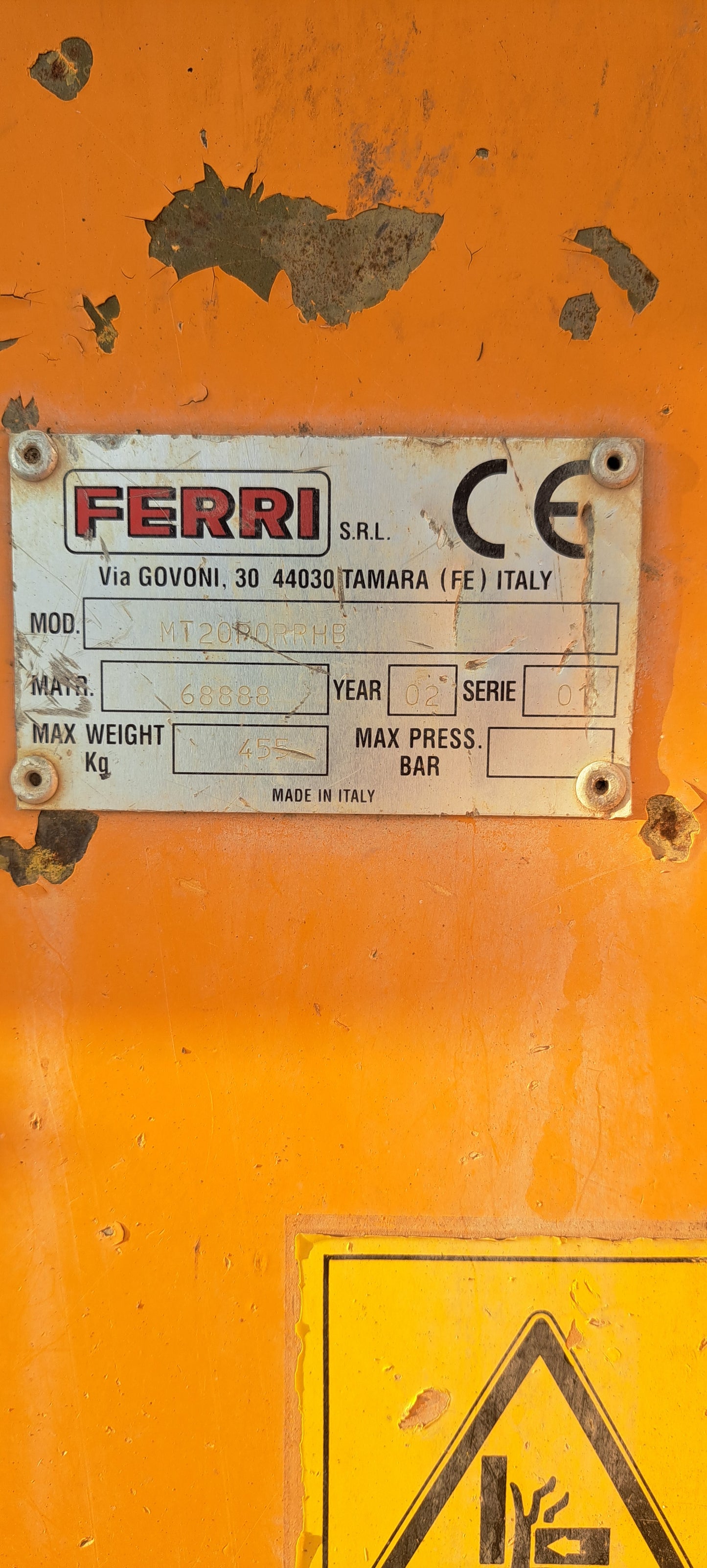 Trincia Ferri 2 metri