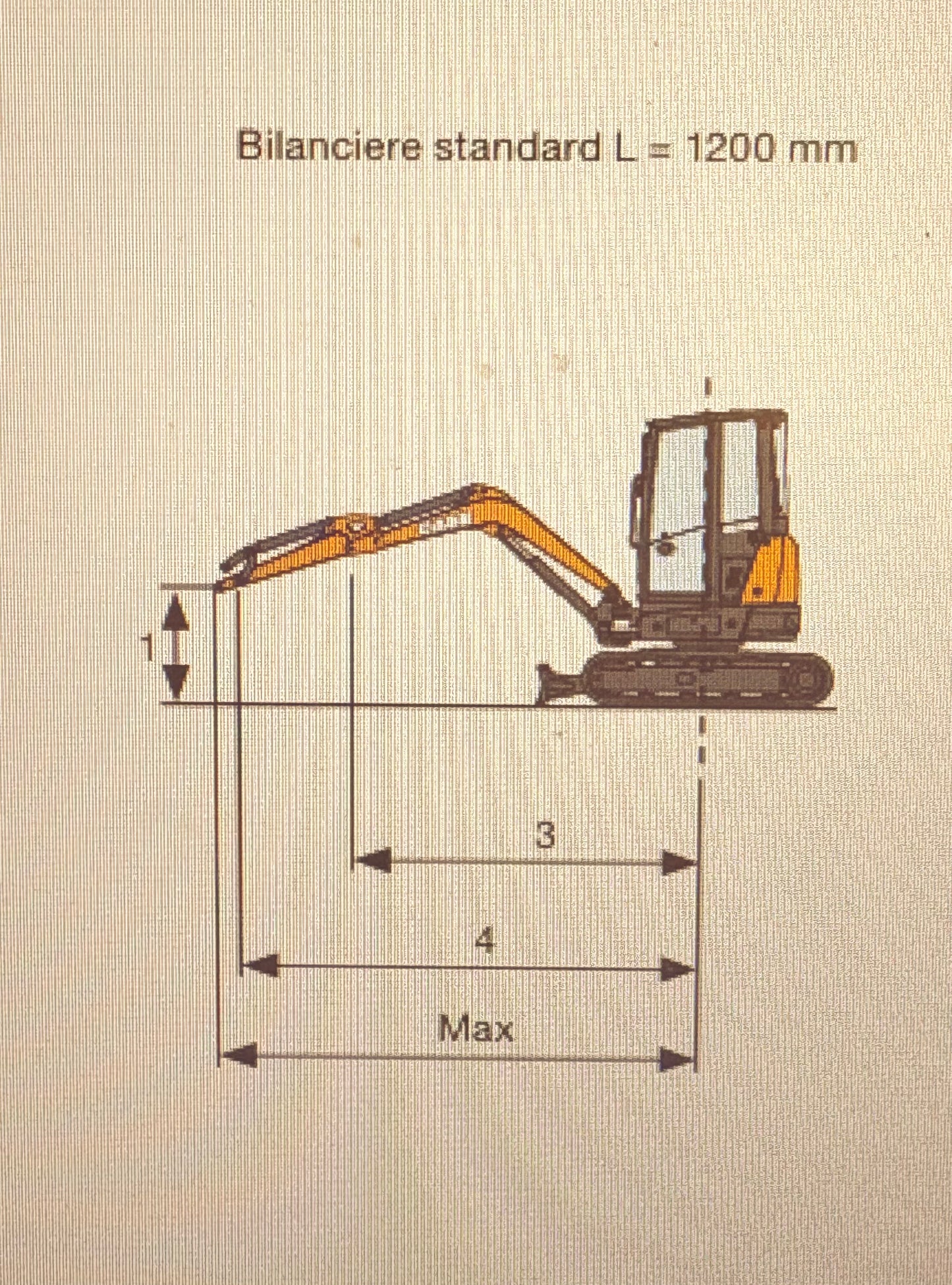 CASE CX35D (braccio monolitico)