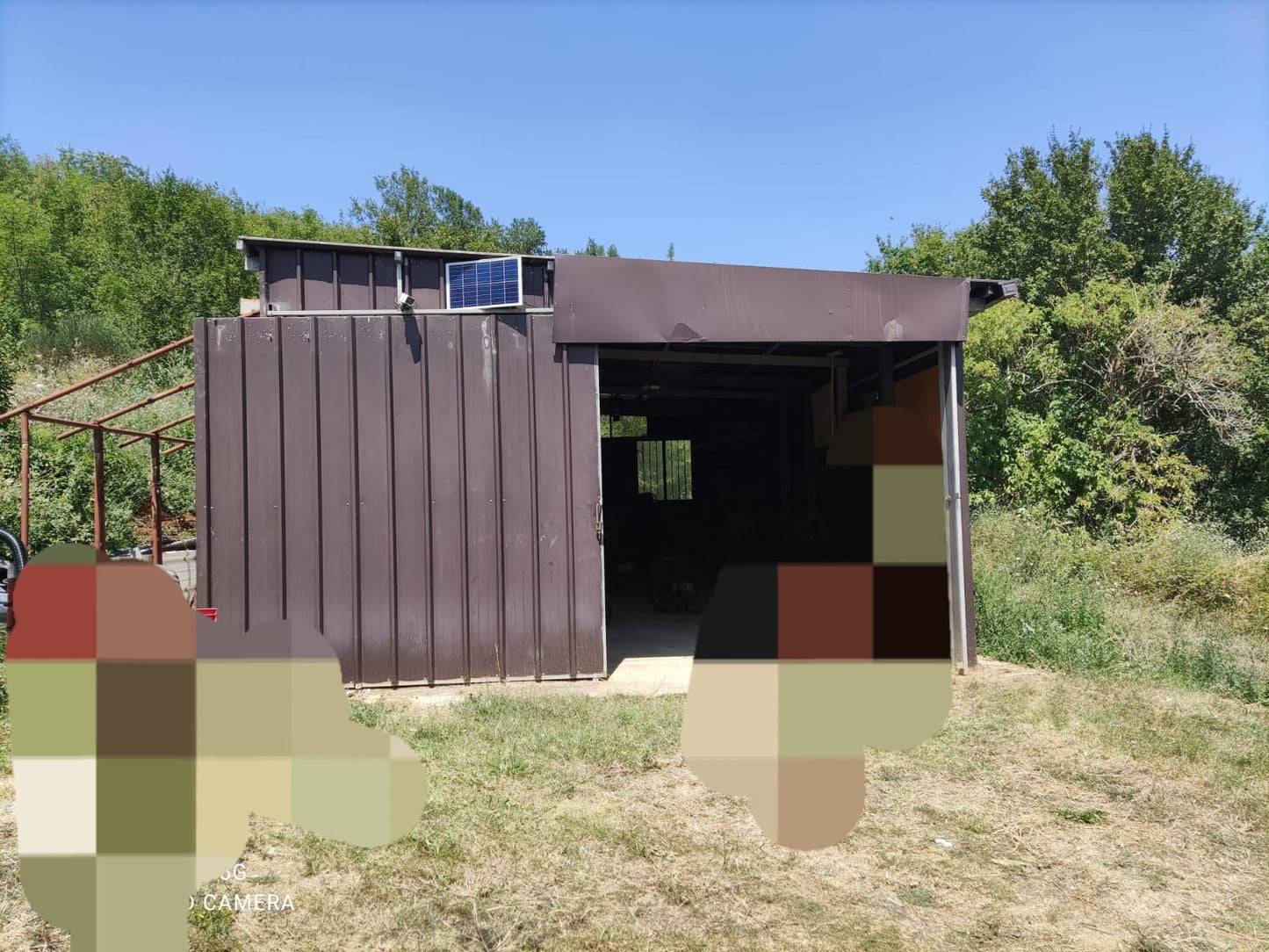 Capanno/Garage in lamiera 9x5x3