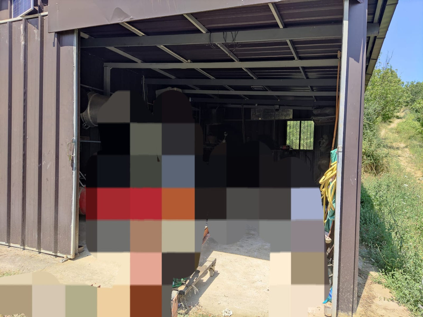 Capanno/Garage in lamiera 9x5x3