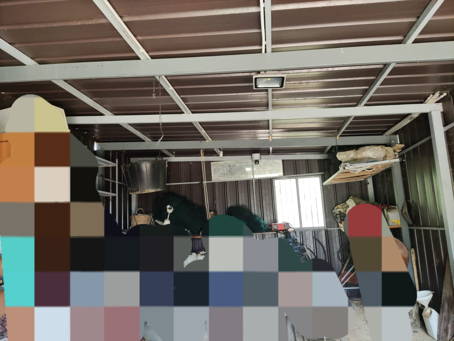 Capanno/Garage in lamiera 9x5x3