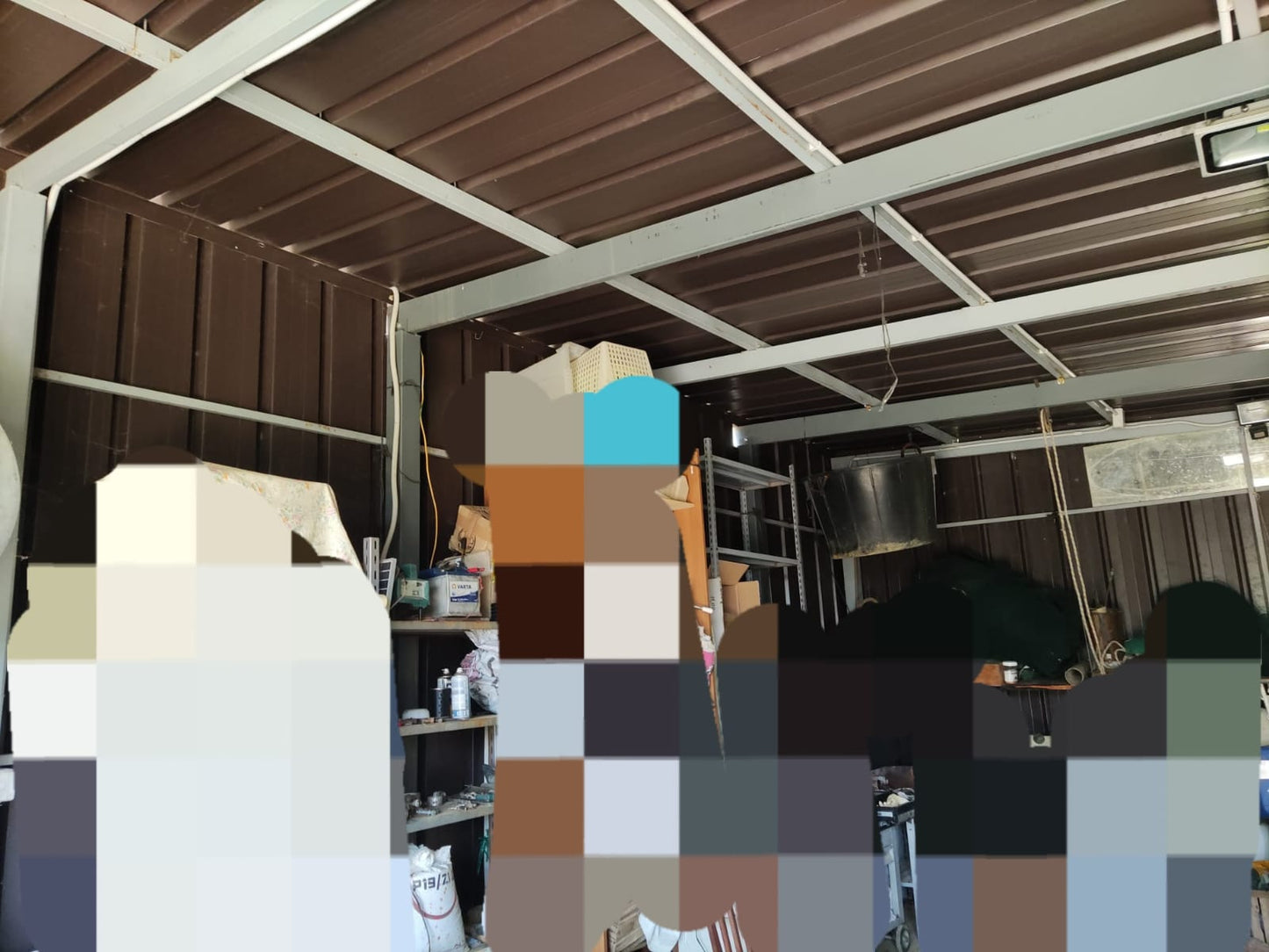 Capanno/Garage in lamiera 9x5x3