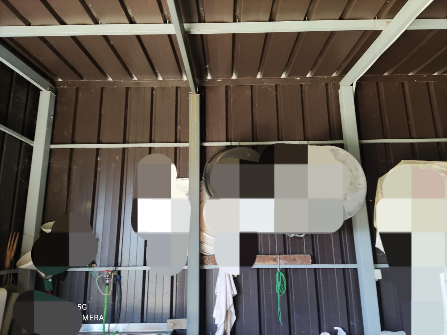 Capanno/Garage in lamiera 9x5x3