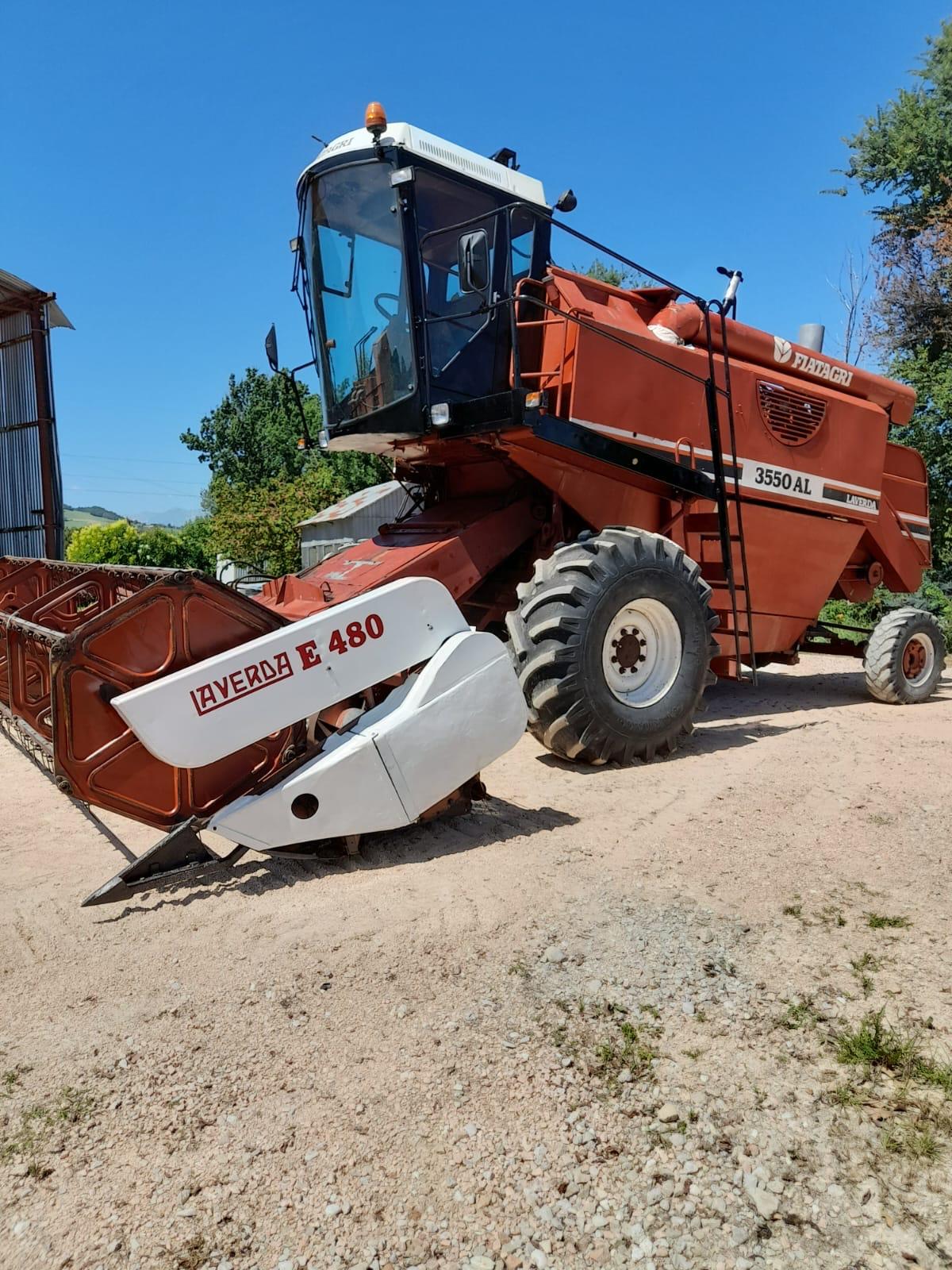 Trebbia Mietitrebbia FiatAgri Laverda 3550 AL