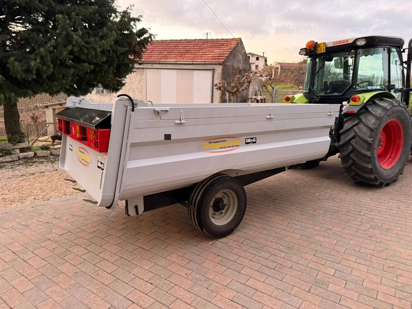 Rimorchio dumper omologato