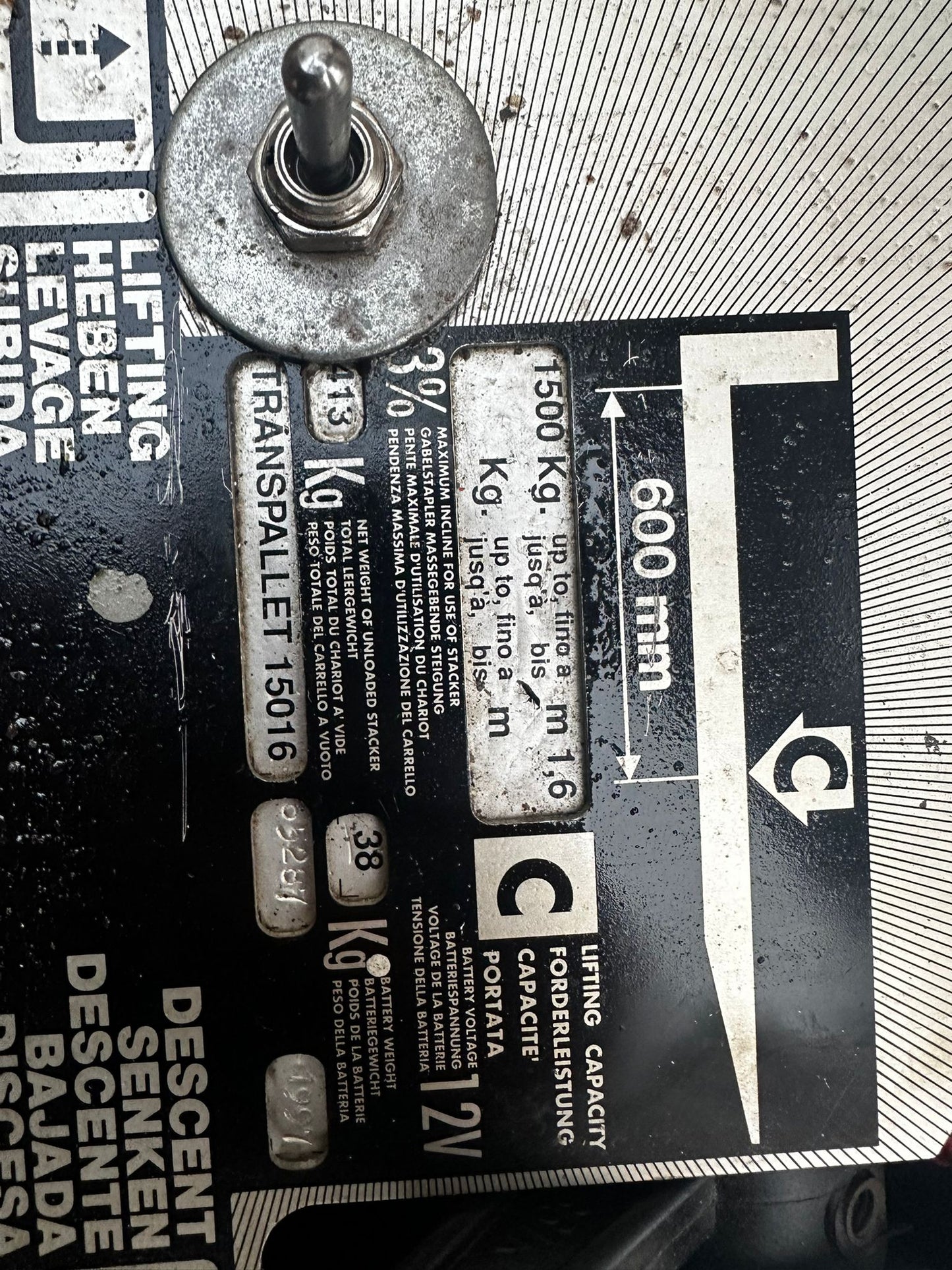 Traspallet muletto elettrico