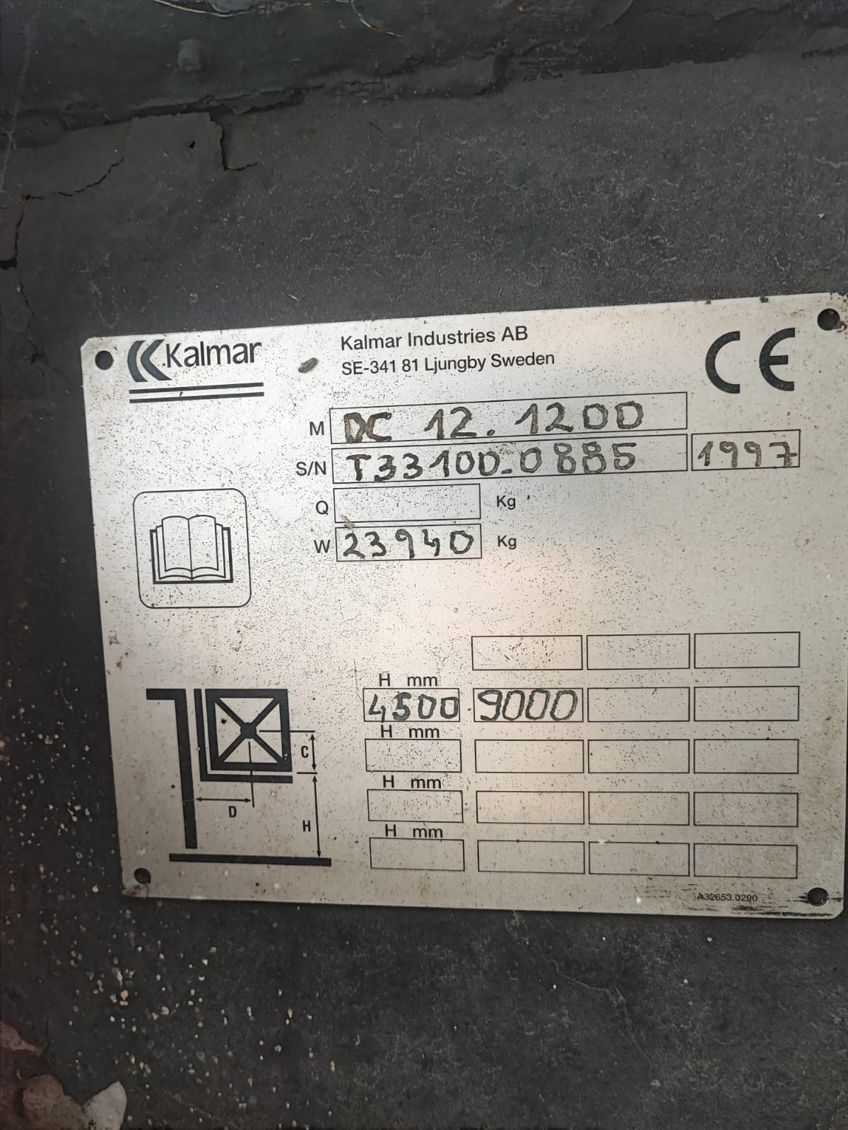 Muletto, carrello elevatore 120 qli