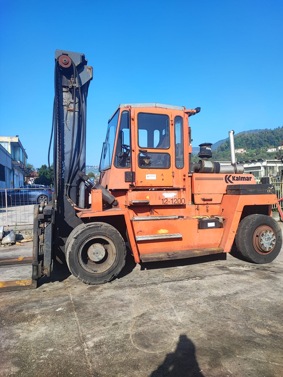 Muletto, carrello elevatore 120 qli
