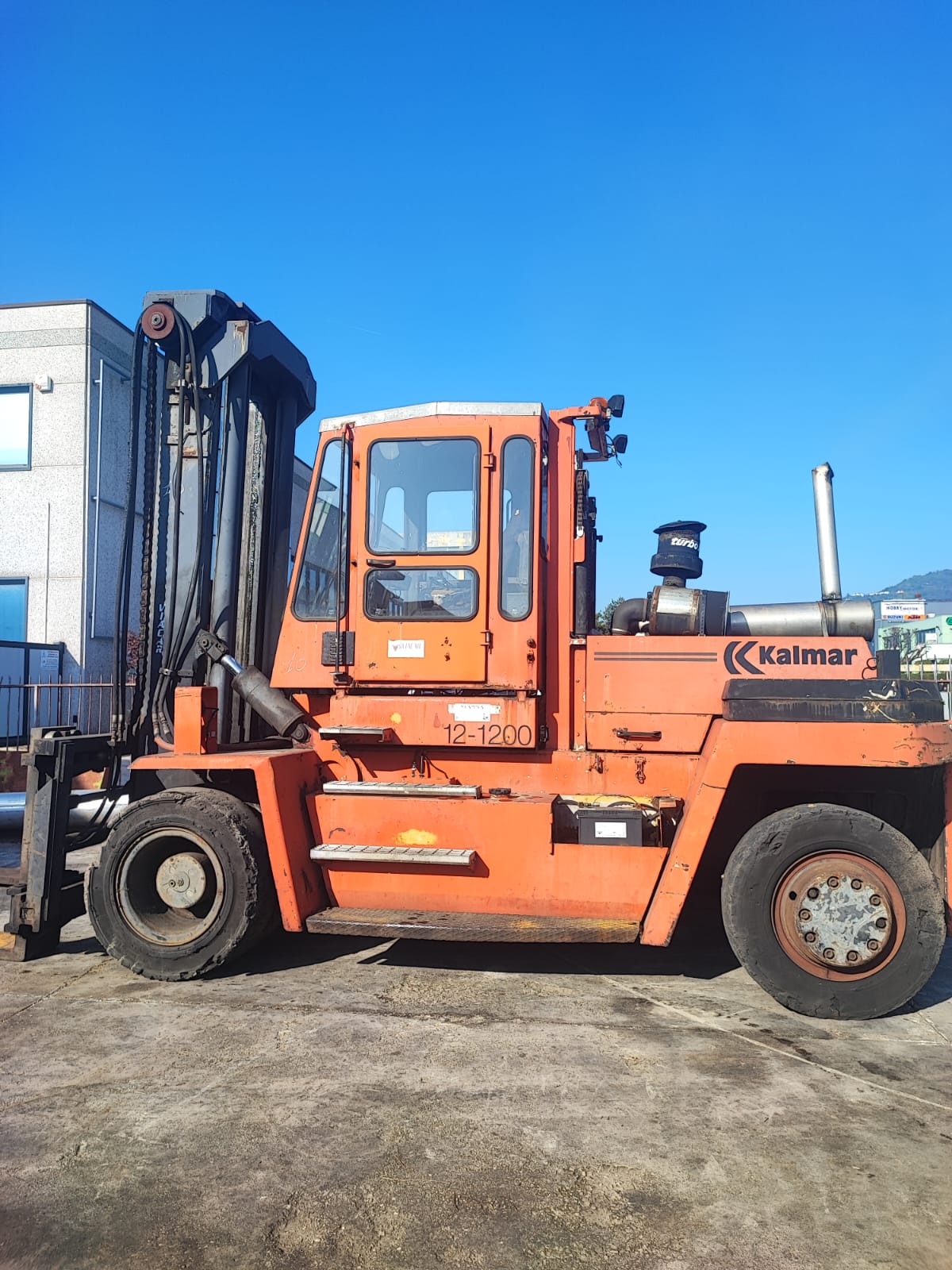Muletto, carrello elevatore 120 qli