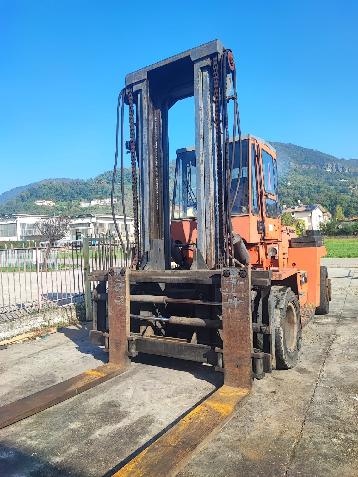 Muletto, carrello elevatore 120 qli