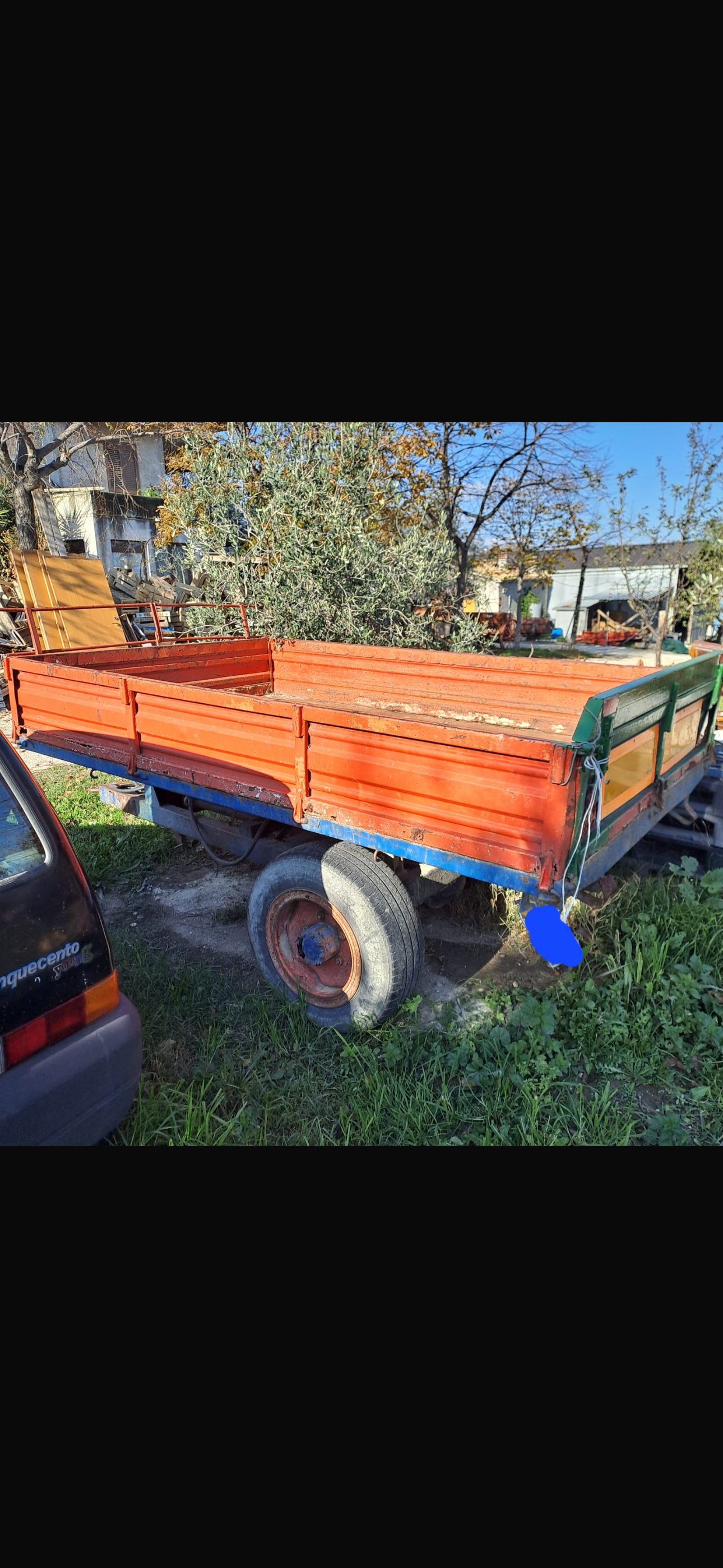 VENDUTO Rimorchio ribaltamento idraulico