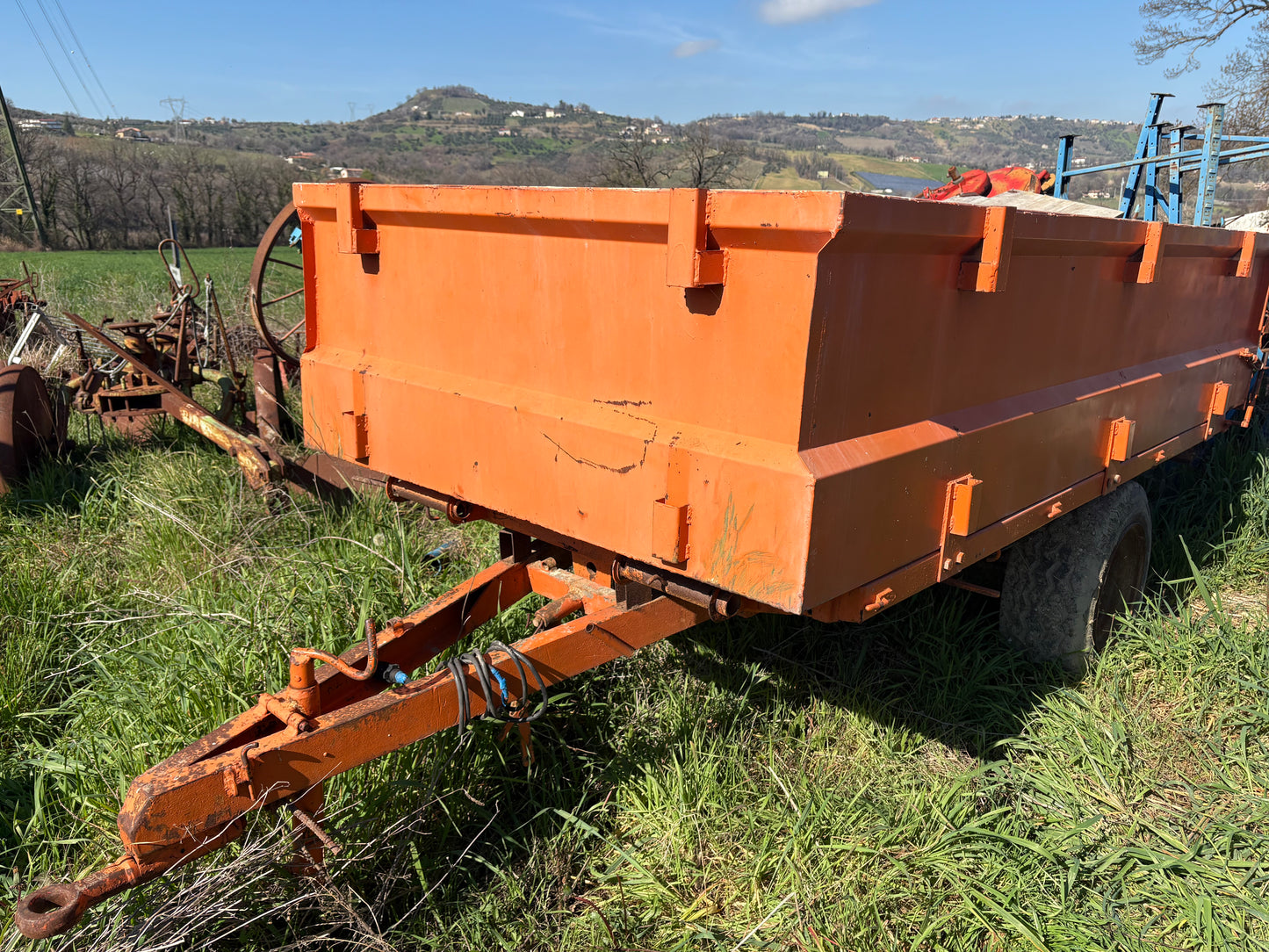 Carro rimorchio agricolo omologato
