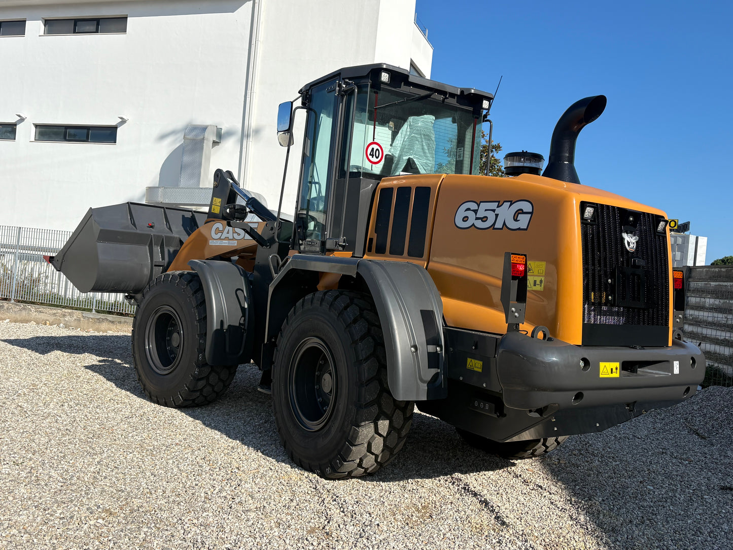 Pala gommata CASE 651G