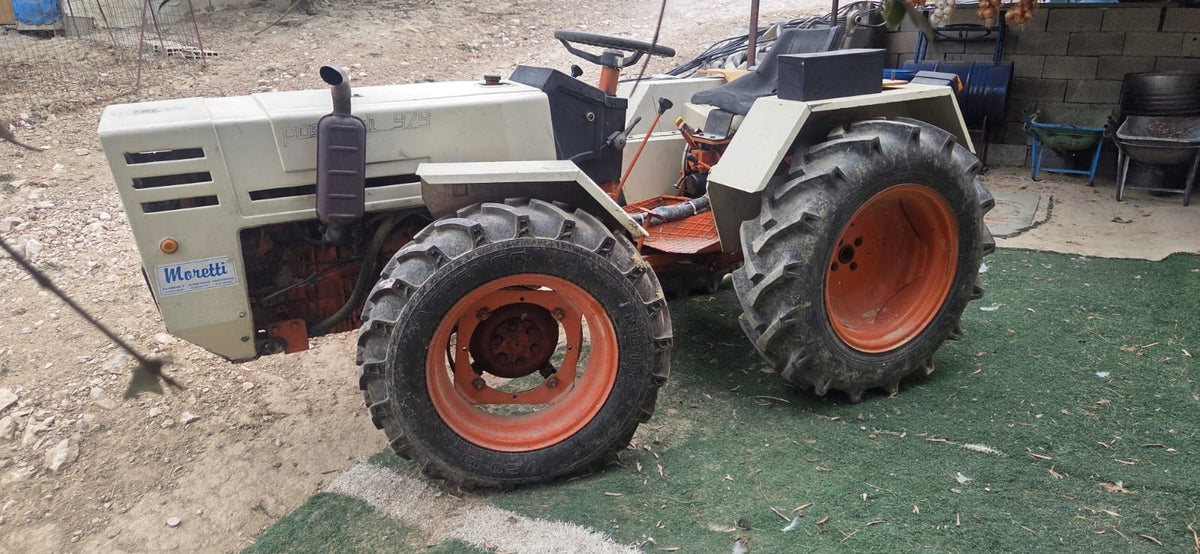 Trattore trattorino gommato PASQUALI 979 RS ruote sterzanti
45 cv