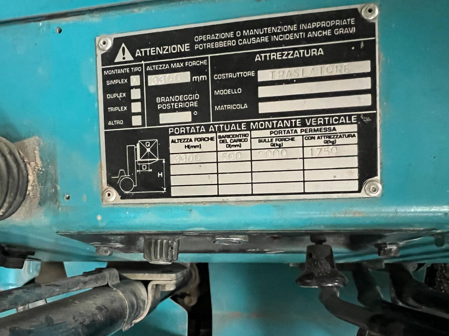 Carrello elevatore, Muletto Elettrico Toyota 20 qli