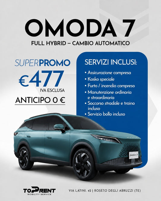 Omoda 7 - full Hybrid - cambio automatico