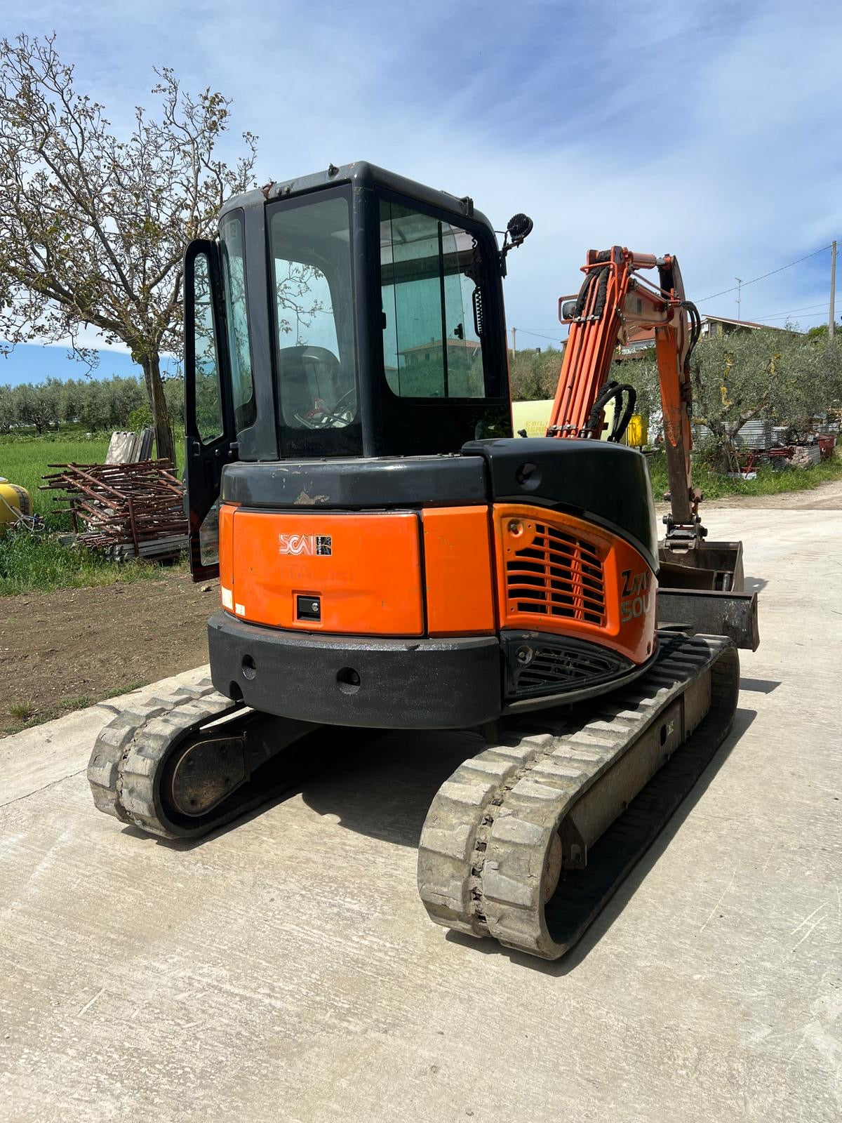 Miniescavatore Hitachi Zaxis 50U (45 q.li)
- Giro Sagoma