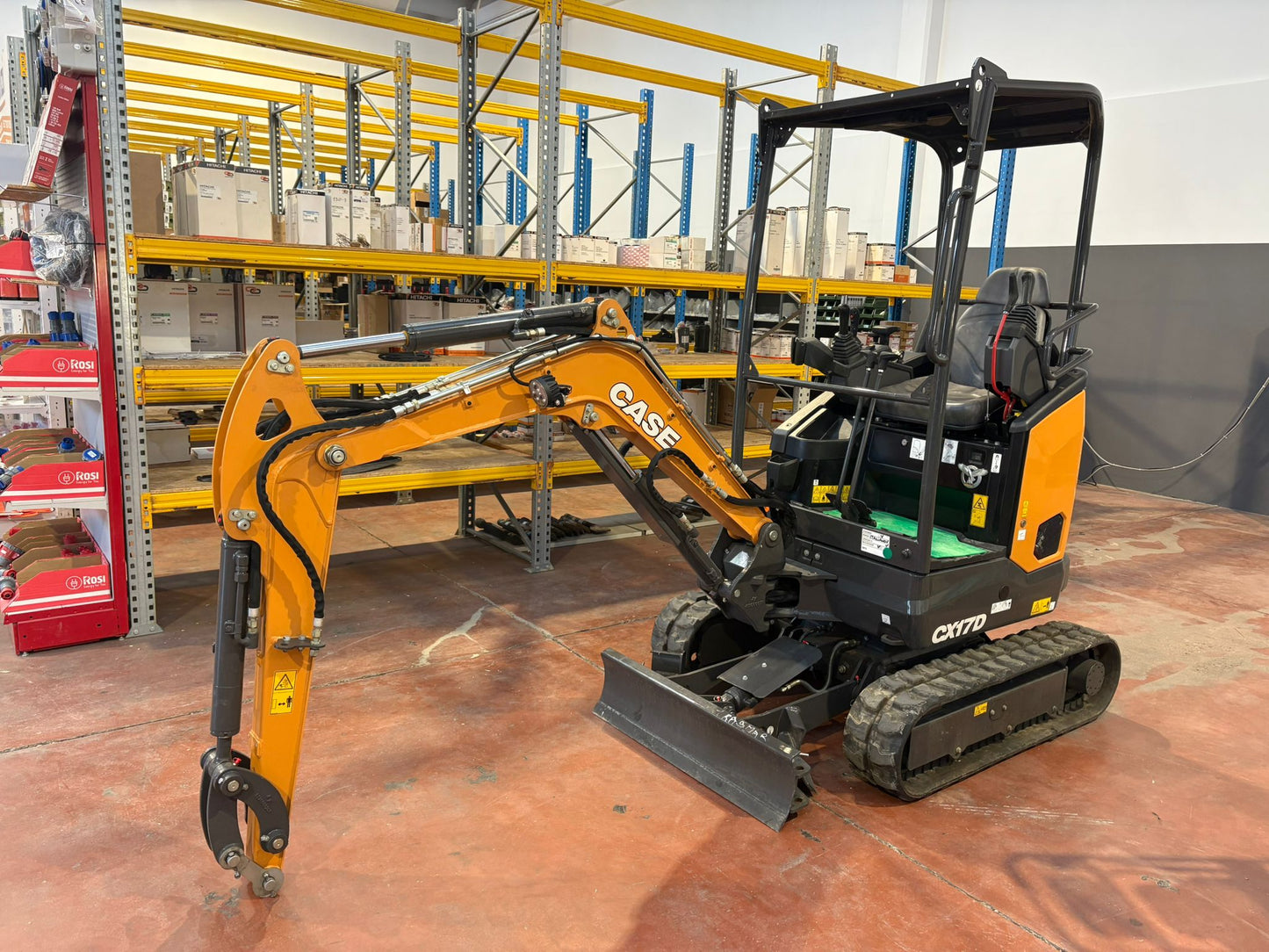 CASE CX17D (braccio monolitico), carro variabile