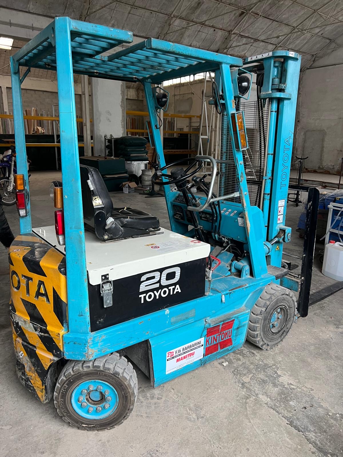 Carrello elevatore, Muletto Elettrico Toyota 20 qli