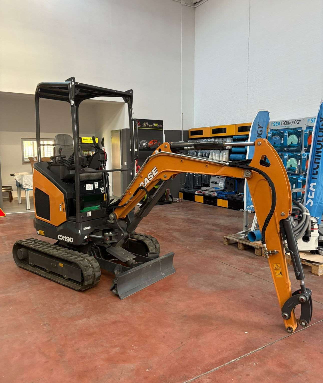CASE CX19D (braccio monolitico), carro variabile