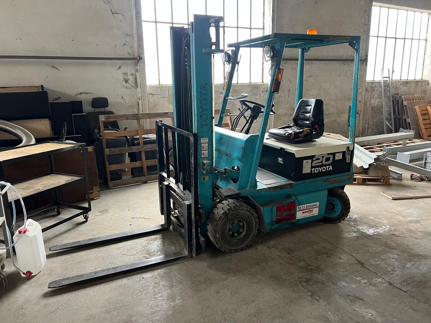 Carrello elevatore, Muletto Elettrico Toyota 20 qli
