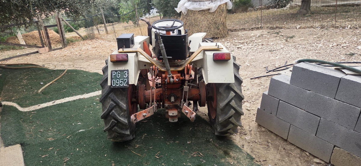 Trattore trattorino gommato PASQUALI 979 RS ruote sterzanti
45 cv