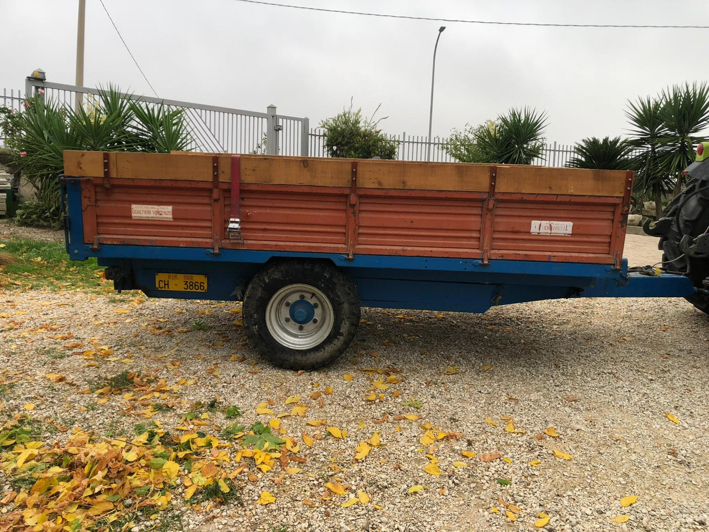 Rimorchio agricolo omologato 330 x180